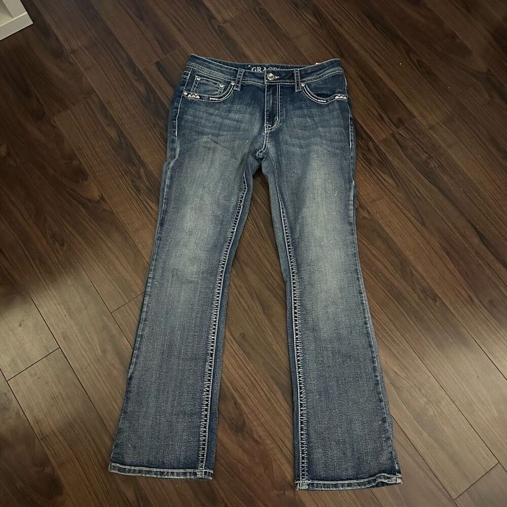 Grace in LA embellished jeans 11/30